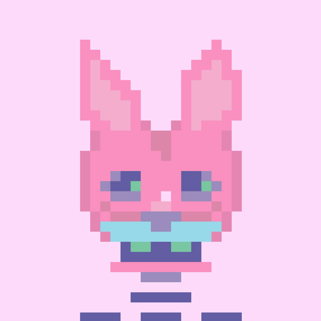 Pixel Easter Bunny