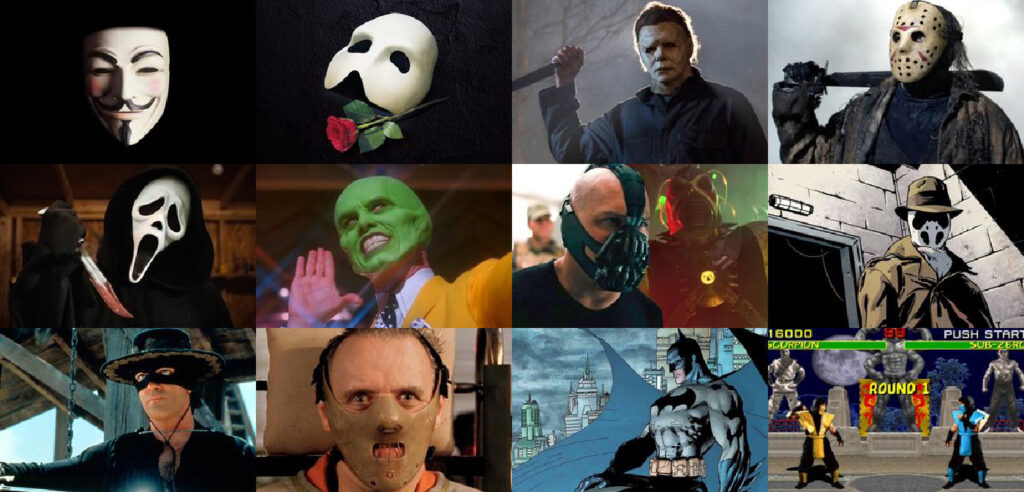 Pop culture masks